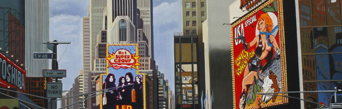 Time square Led Zeppelin