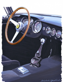 Ferrari SWB intérieur